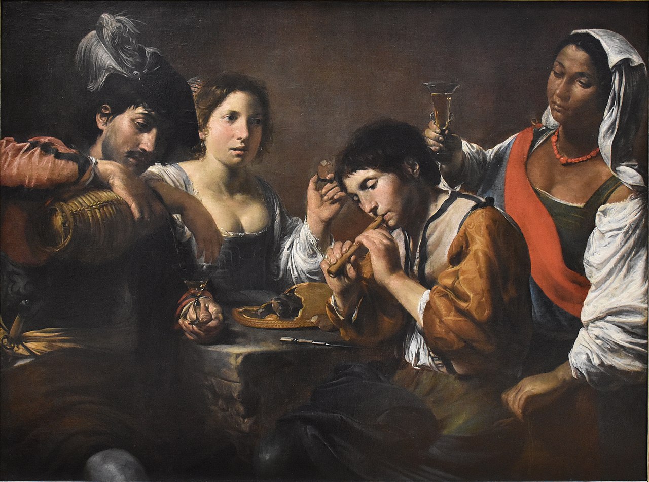 Musician and Drinkers by Valentin de Boulogne