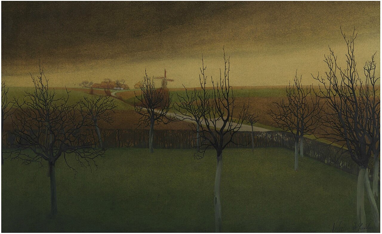 Before spring by Valerius de Saedeleer
