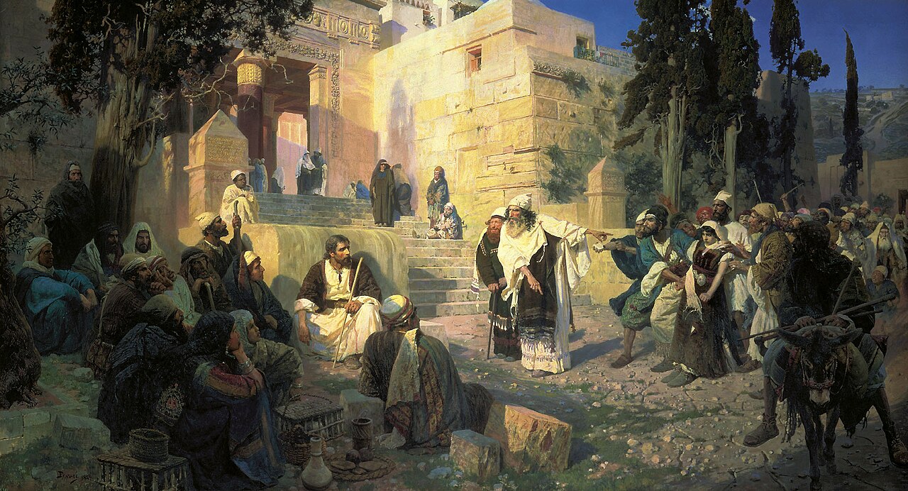 Christ and the Woman Taken in Adultery by Vasily Polenov