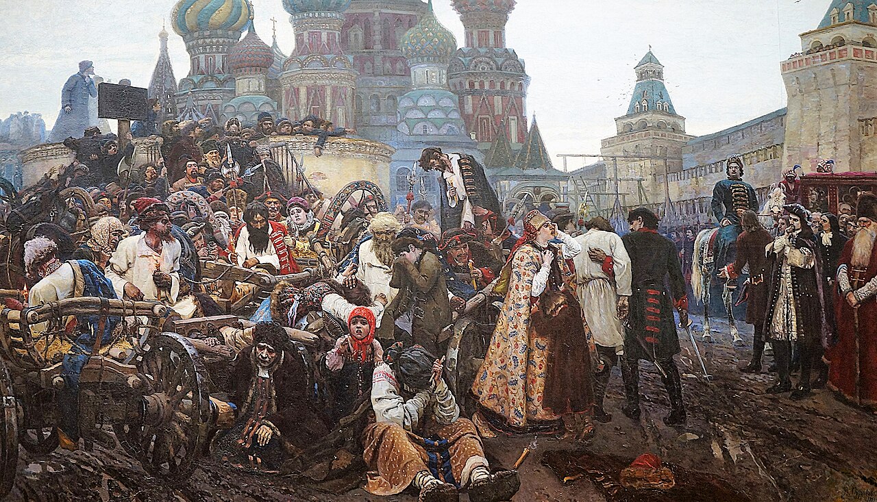 Morning of the Execution of the Streltsy by Vasily Surikov