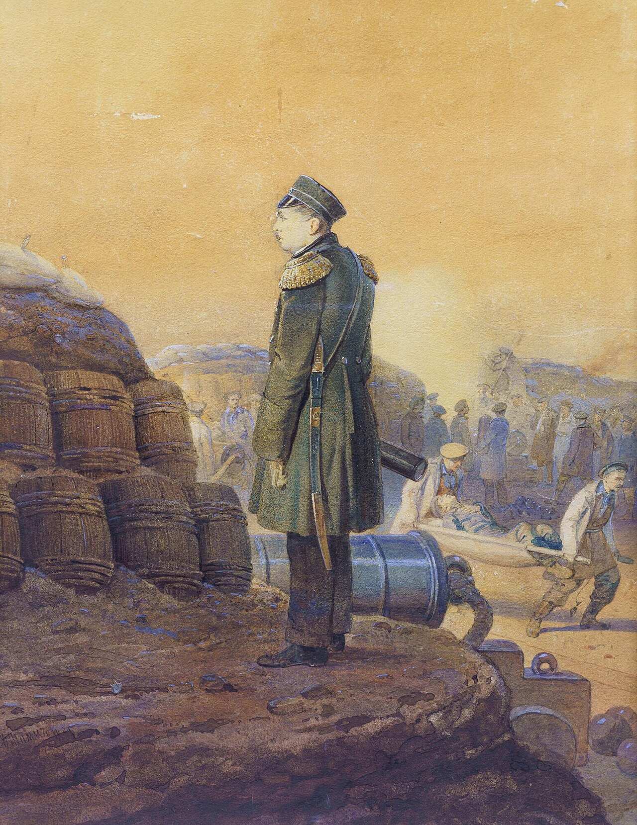 Pavel Nakhimov by Vasily Timm