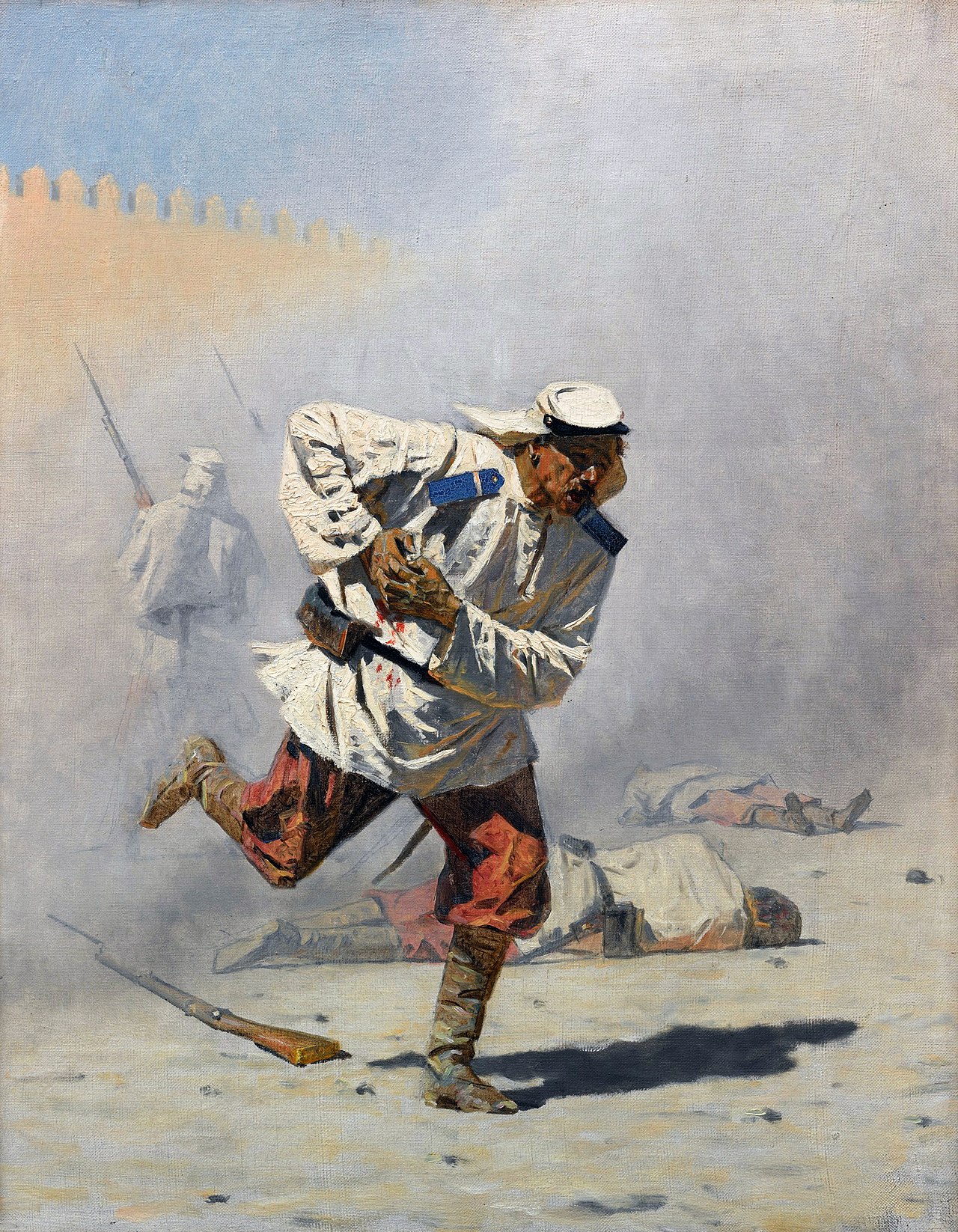 Mortally wounded by Vasily Vereshchagin