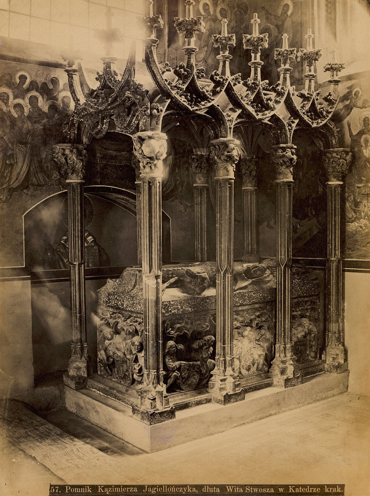 Tomb of Casimir IV Jagiellon by Veit Stoss