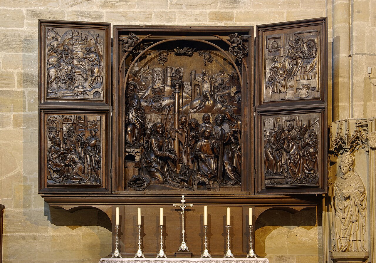 Veit Stoss altar in Bamberger Dom by Veit Stoss