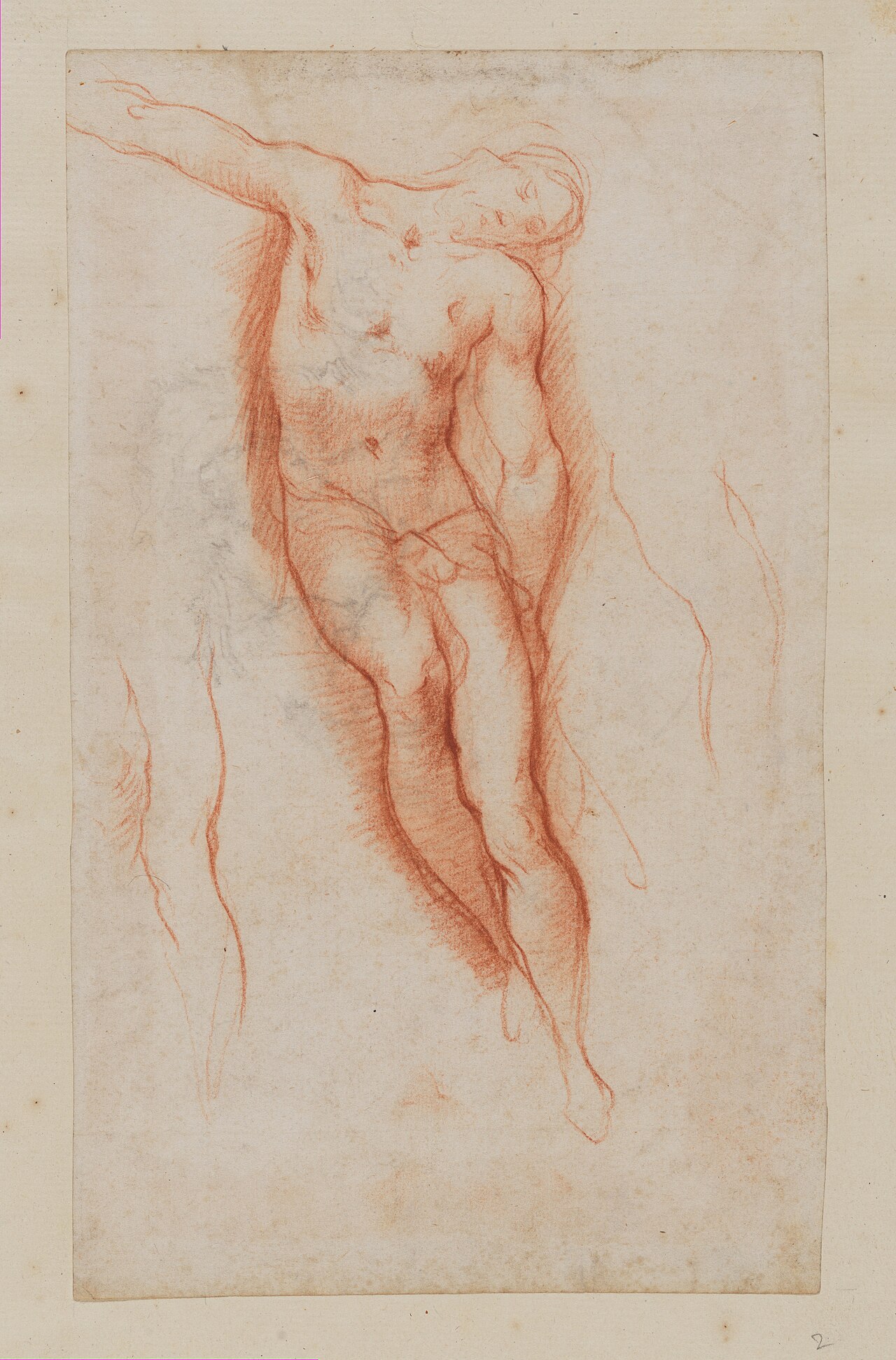 Study for the Figure of Christ in a Deposition by Ventura Salimbeni
