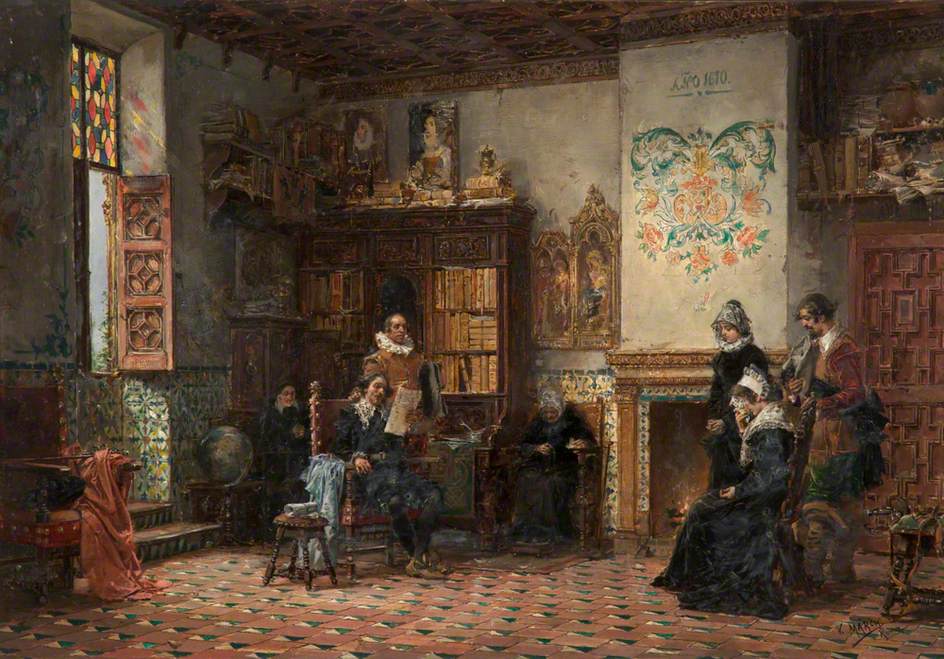 Reading the Will by Vicente March