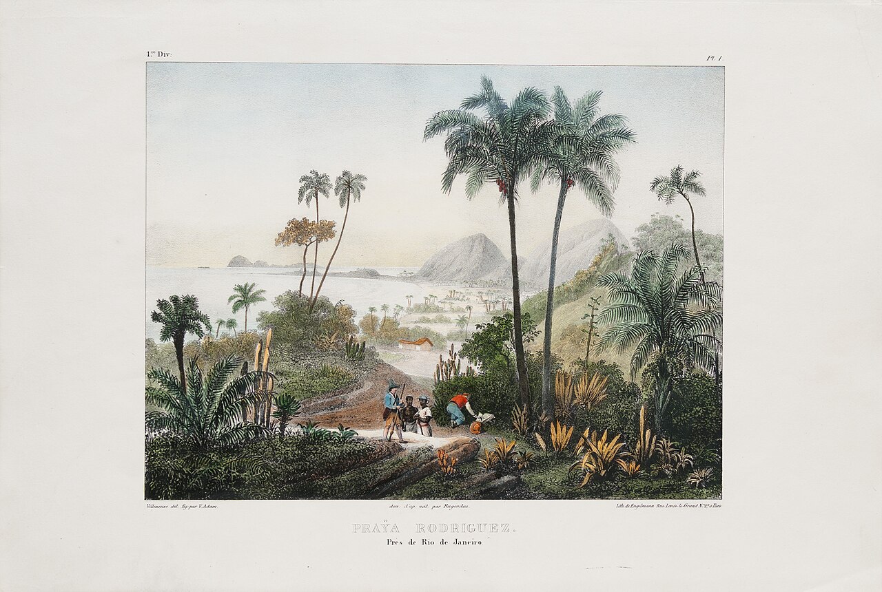Praya Rodriguez - près de Rio de Janeiro by Victor Adam