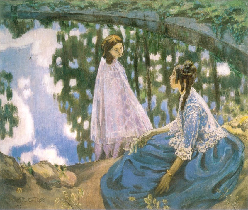 The Pond by Victor Borisov-Musatov