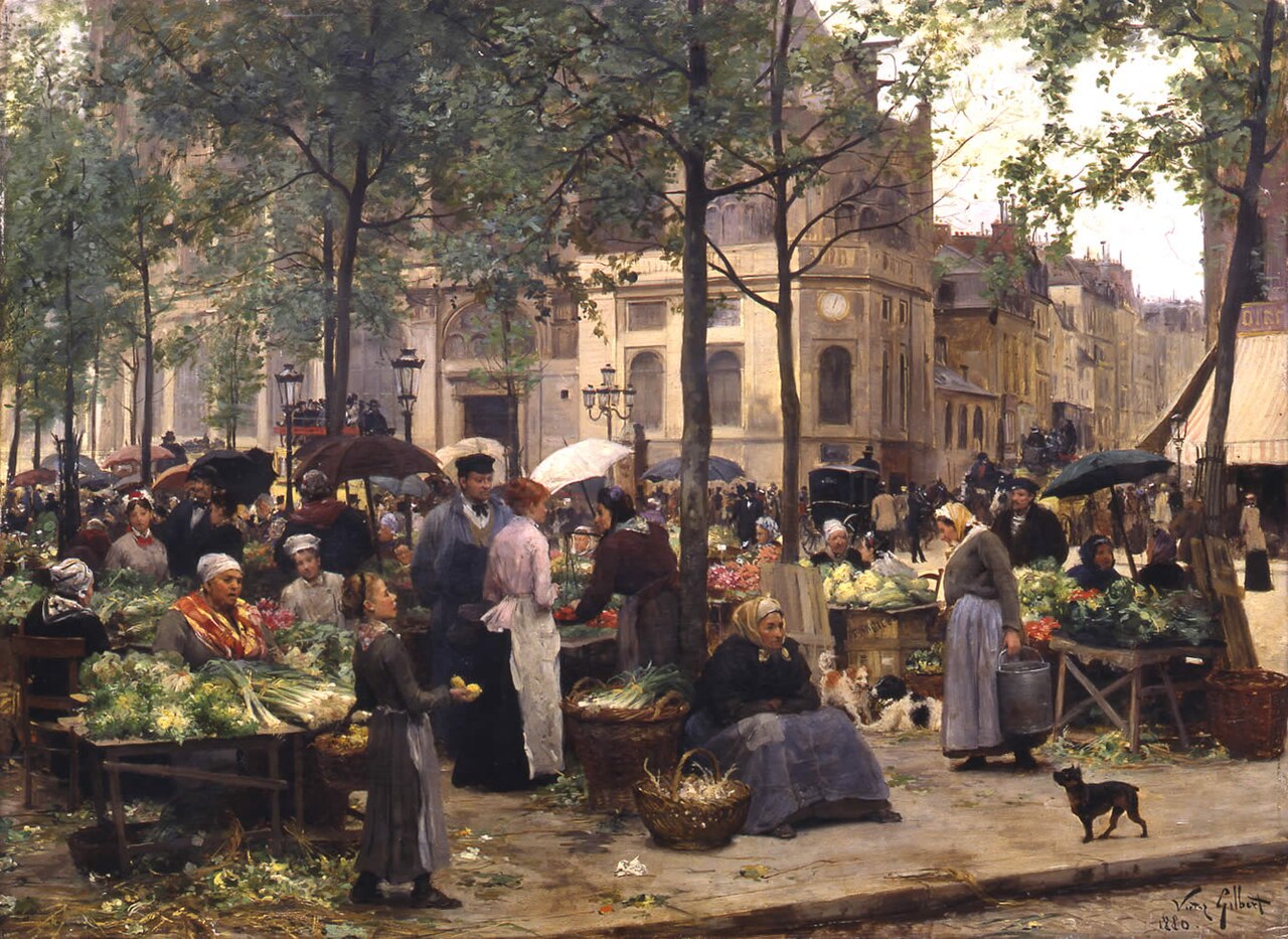 Le Carreau des Halles by Victor Gilbert