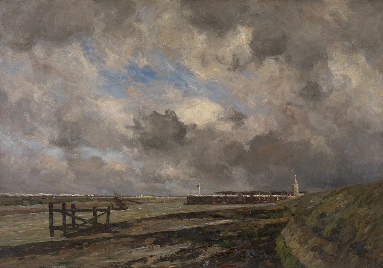 Showery Weather in Nieuwpoort by Victor Gilsoul