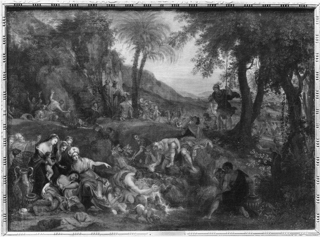 Moses Striking the Rock by Victor Honoré Janssens