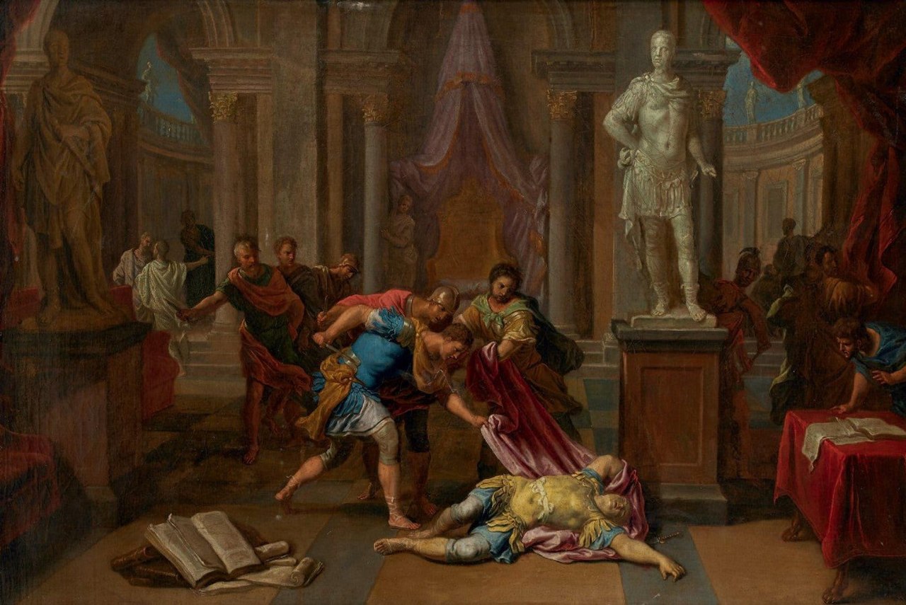 The death of Caesar by Victor Honoré Janssens