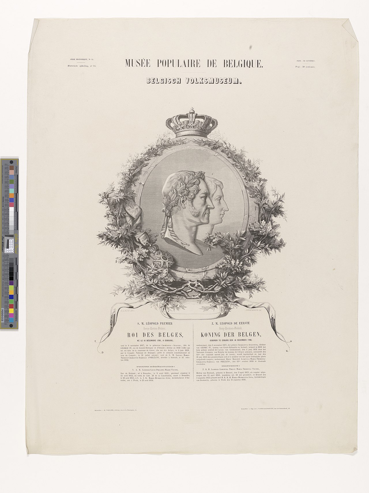 Leopold I king of the Belgians by Victor Lagye
