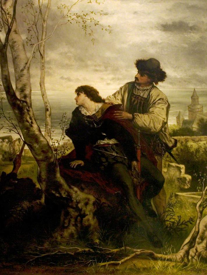 'Hamlet', Act V, Scene 2, Hamlet and Horatio by Victor Müller
