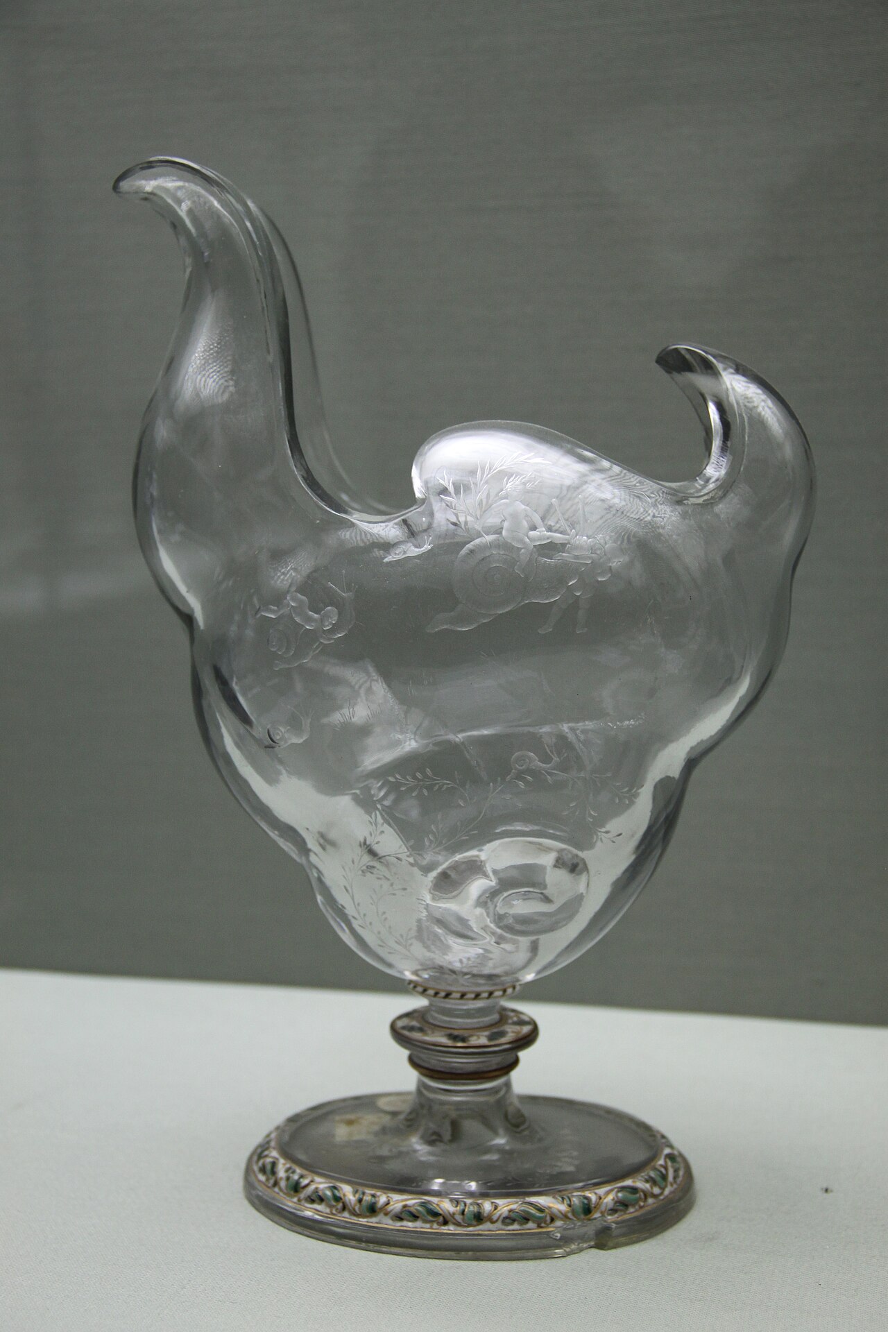 Vase Escargot des Vignes by Victor Prouvé