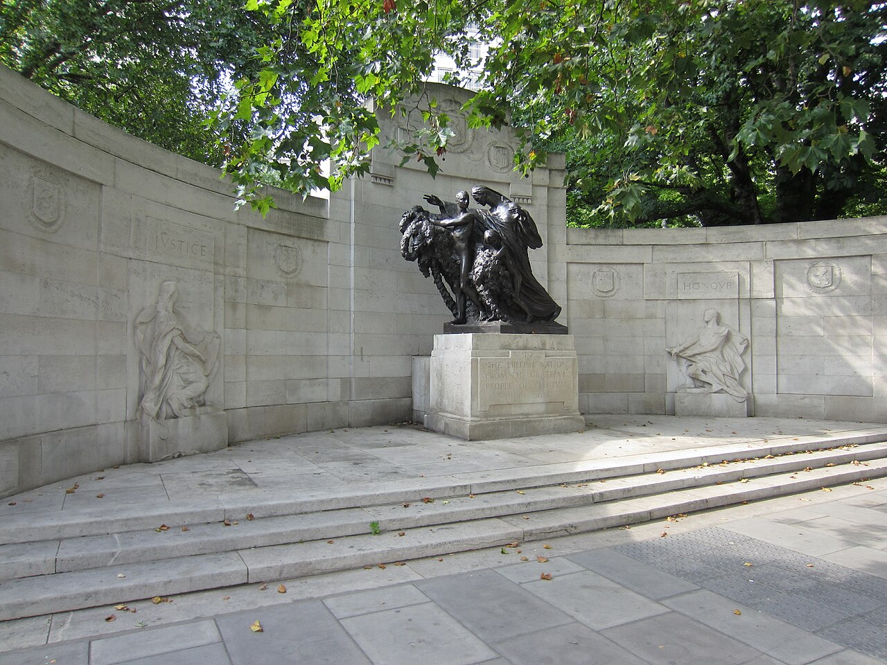 Anglo-Belgian Memorial by Victor Rousseau