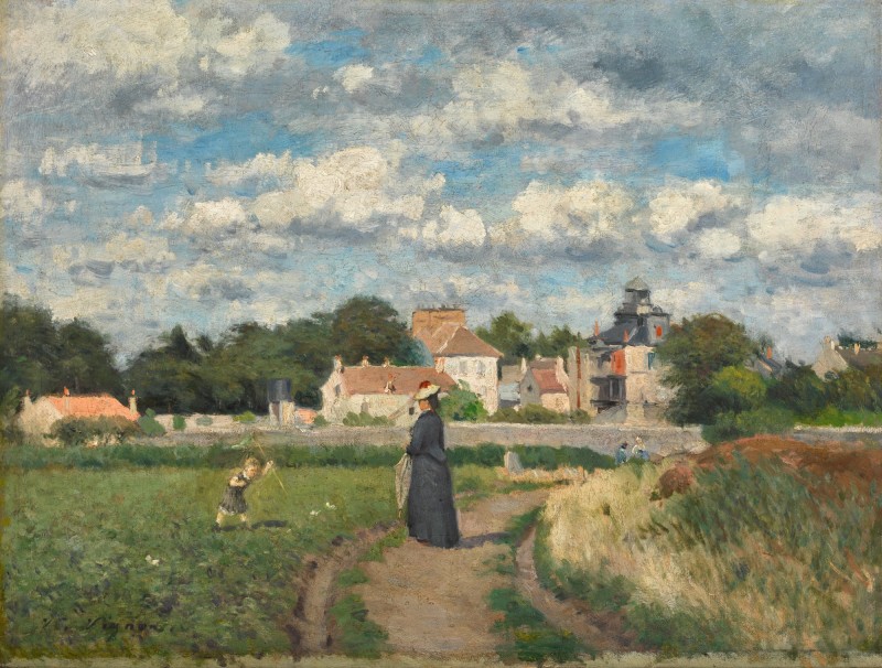 Village Entrance by Victor Vignon