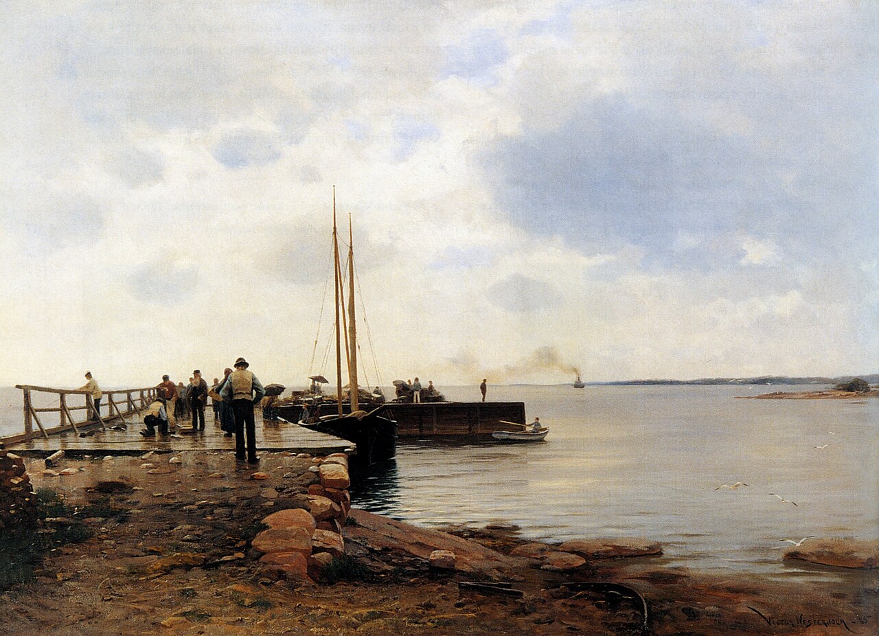 Eckerö Post Quay by Victor Westerholm