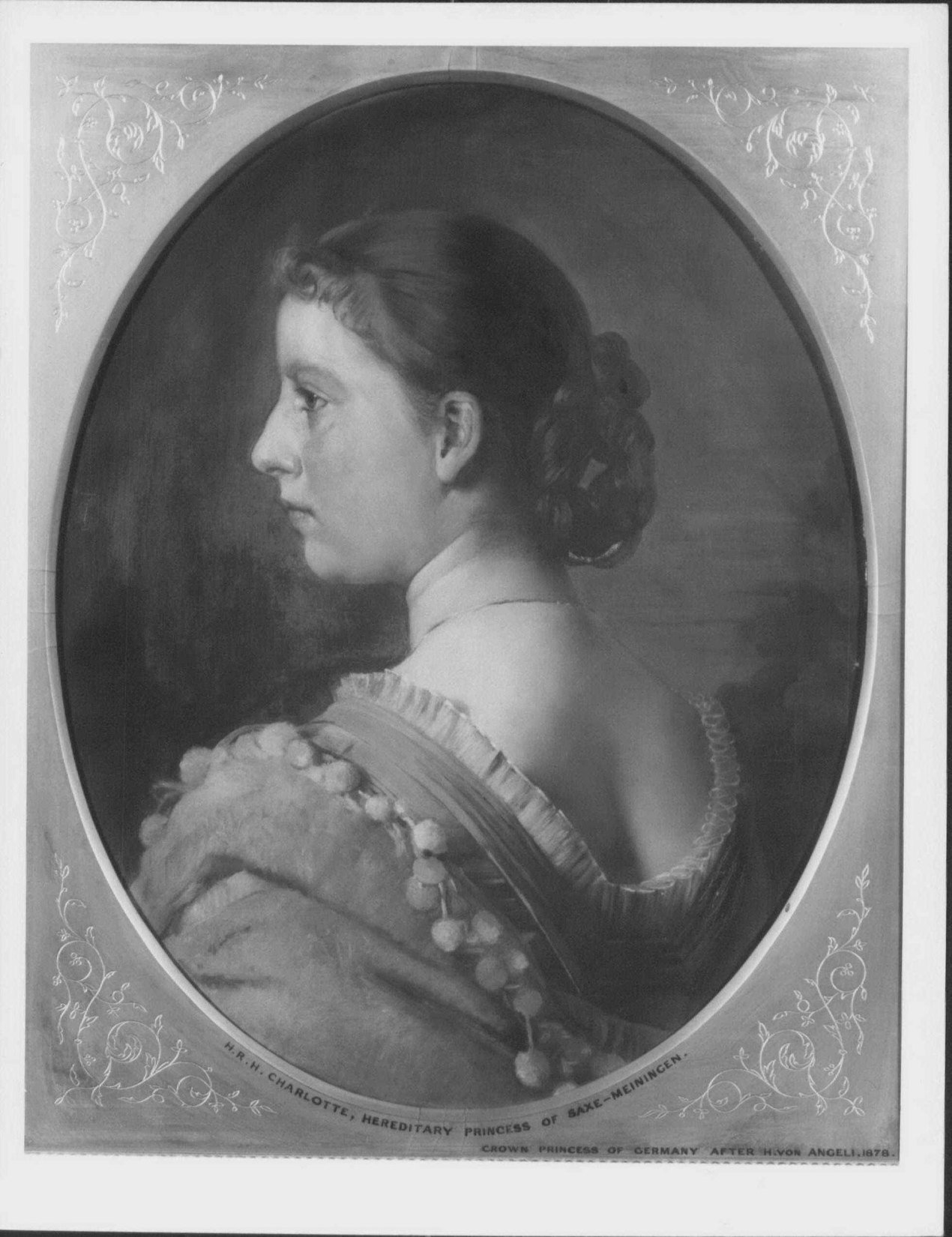 Princess Charlotte of Prussia (1860-1919), later Hereditary Princess Bernard of Saxe-Meiningen by Victoria, Princess Royal