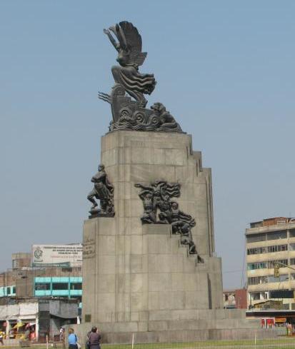 Monument to Miguel Grau by Victorio Macho Rogado