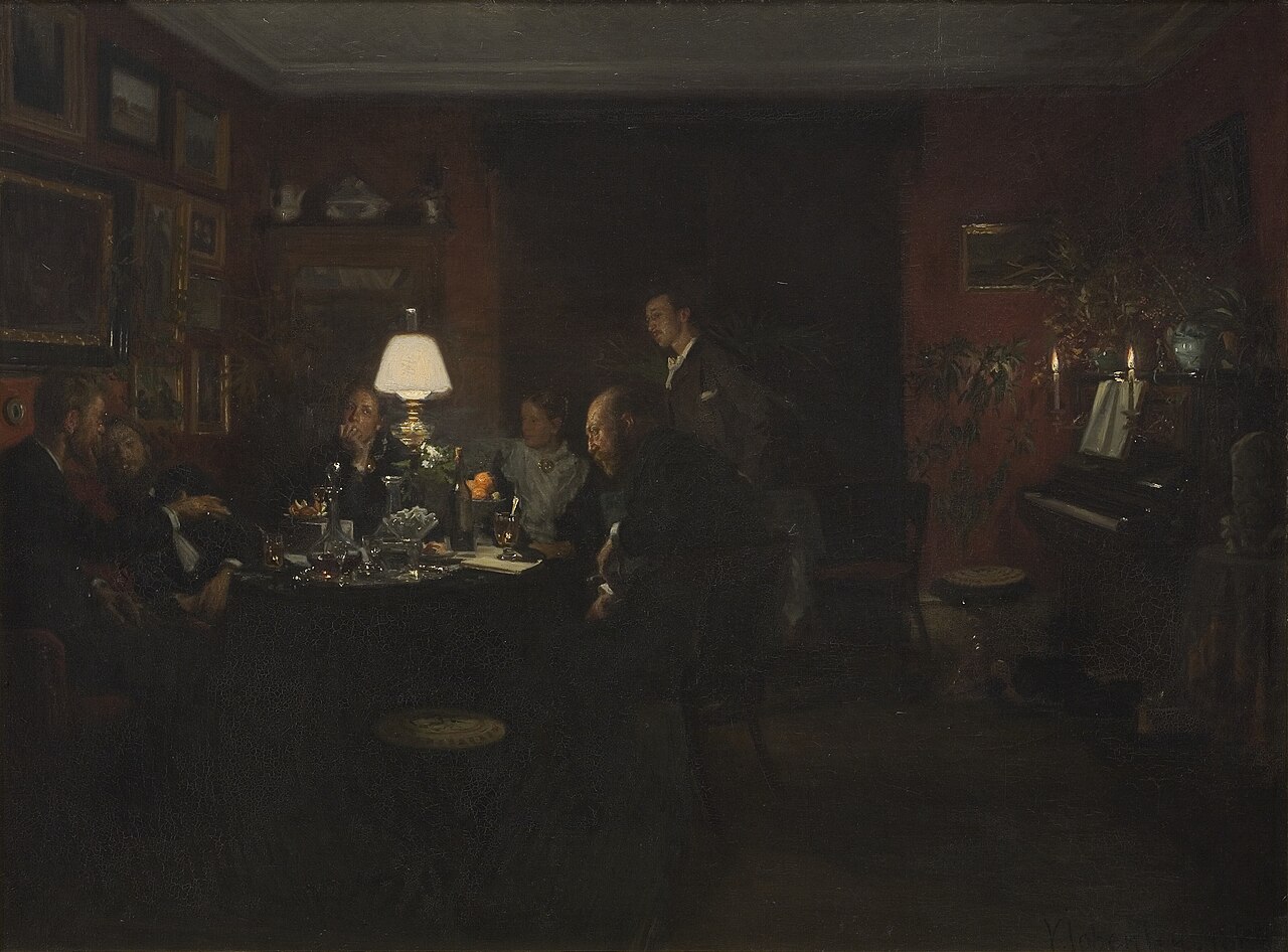 Evening talk by Viggo Johansen