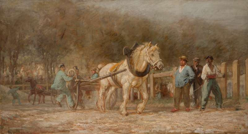 Horse Testing in Paris by Viktor Barvitius