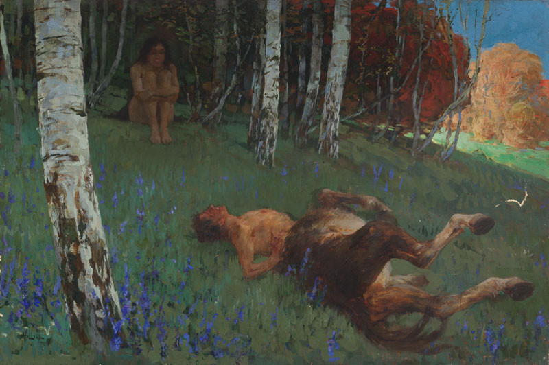 Centaur and Dryad by Viktor Oliva