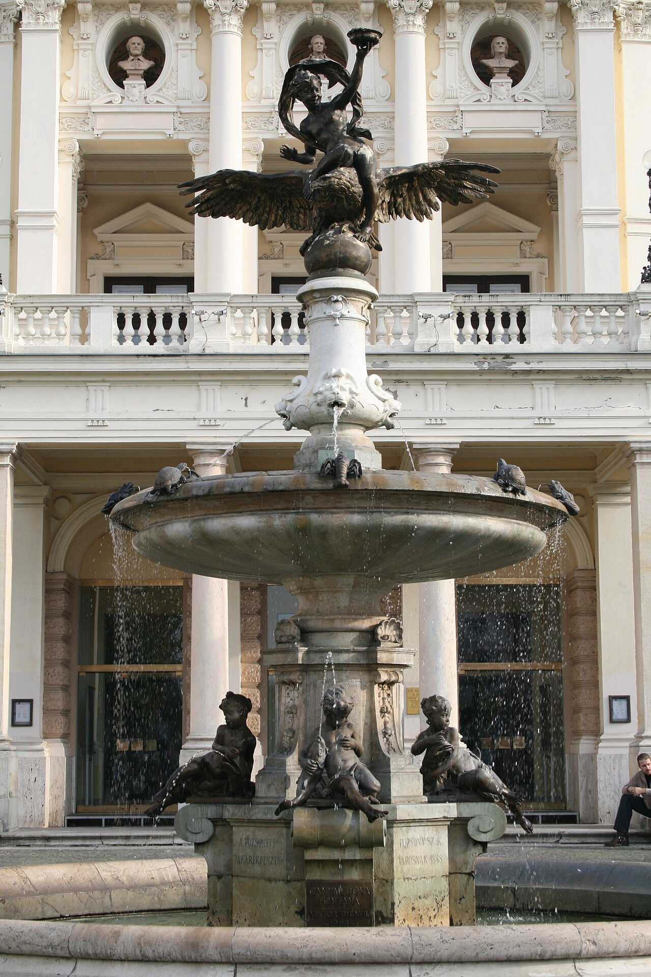 Ganymede's fountain, Bratislava by Viktor Tilgner