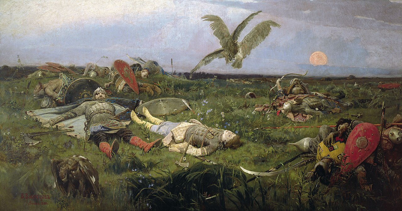 After prince Igor’s battle by Viktor Vasnetsov
