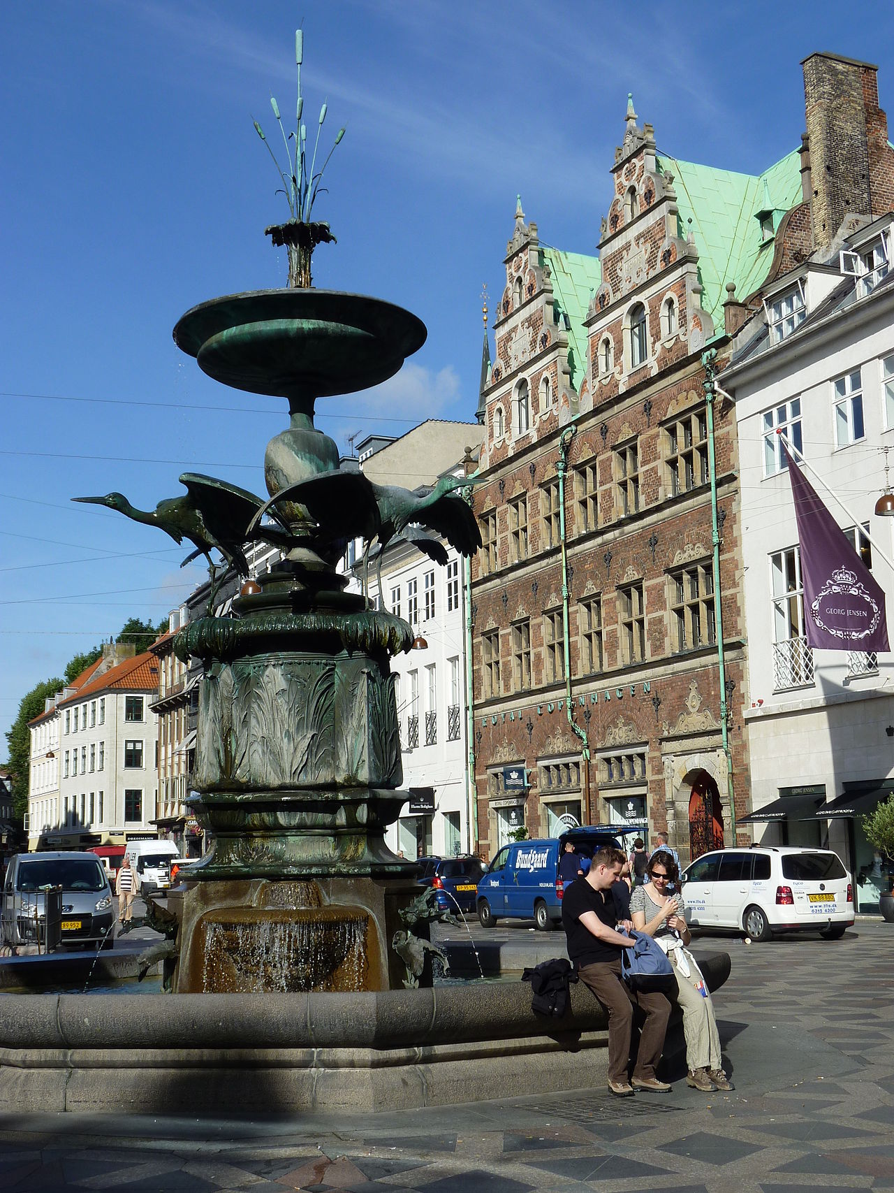 Stork Fountain by Vilhelm Bissen