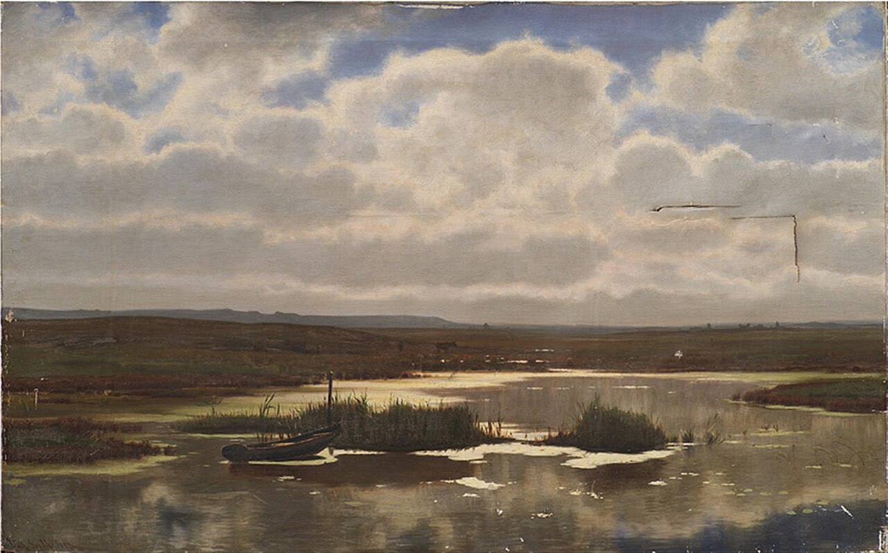 Hede med en mose by Vilhelm Groth