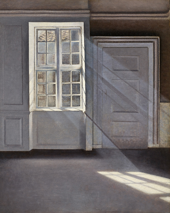 Dust Motes Dancing in Sunbeams by Vilhelm Hammershøi