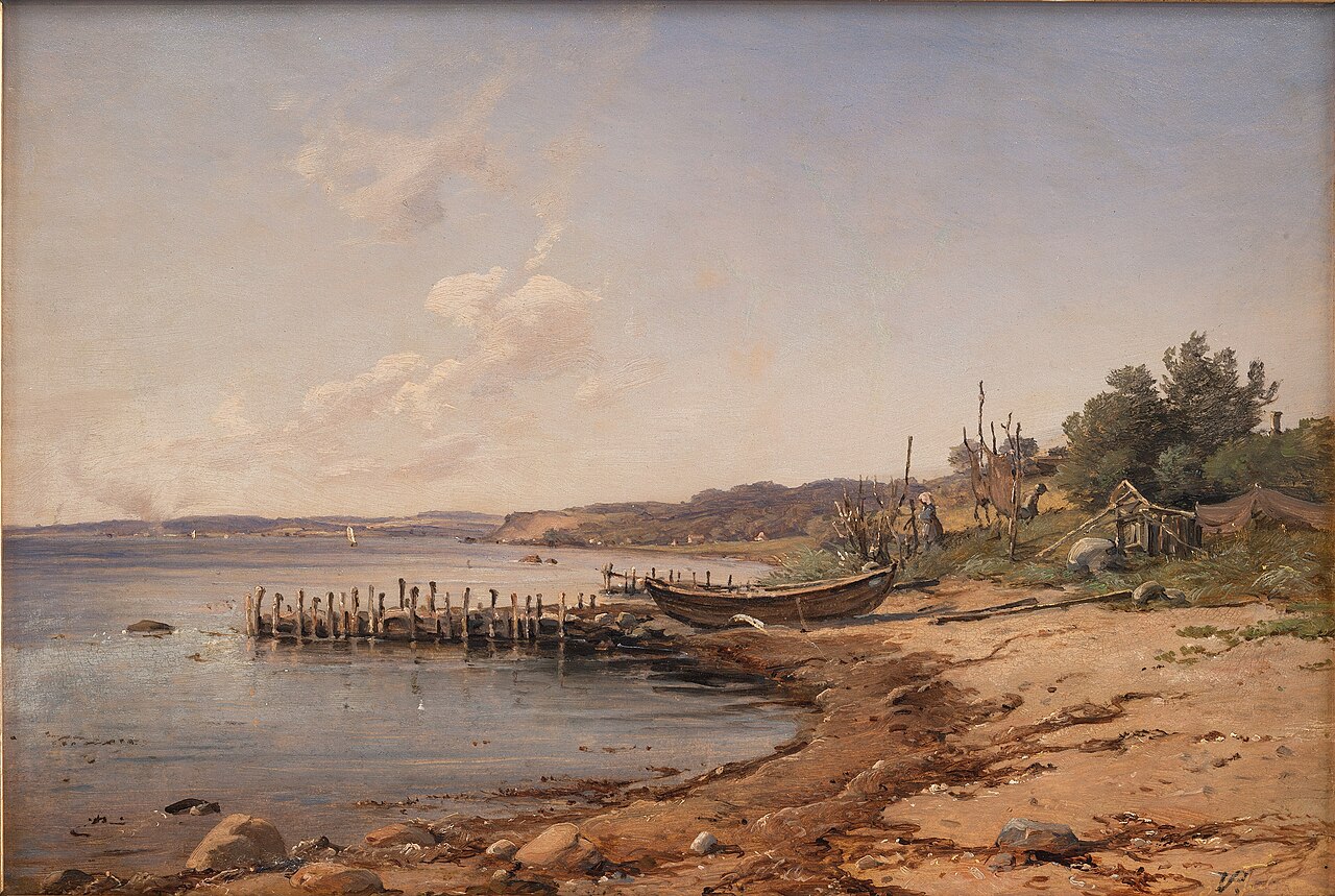 A Beach by the Sound by Vilhelm Petersen