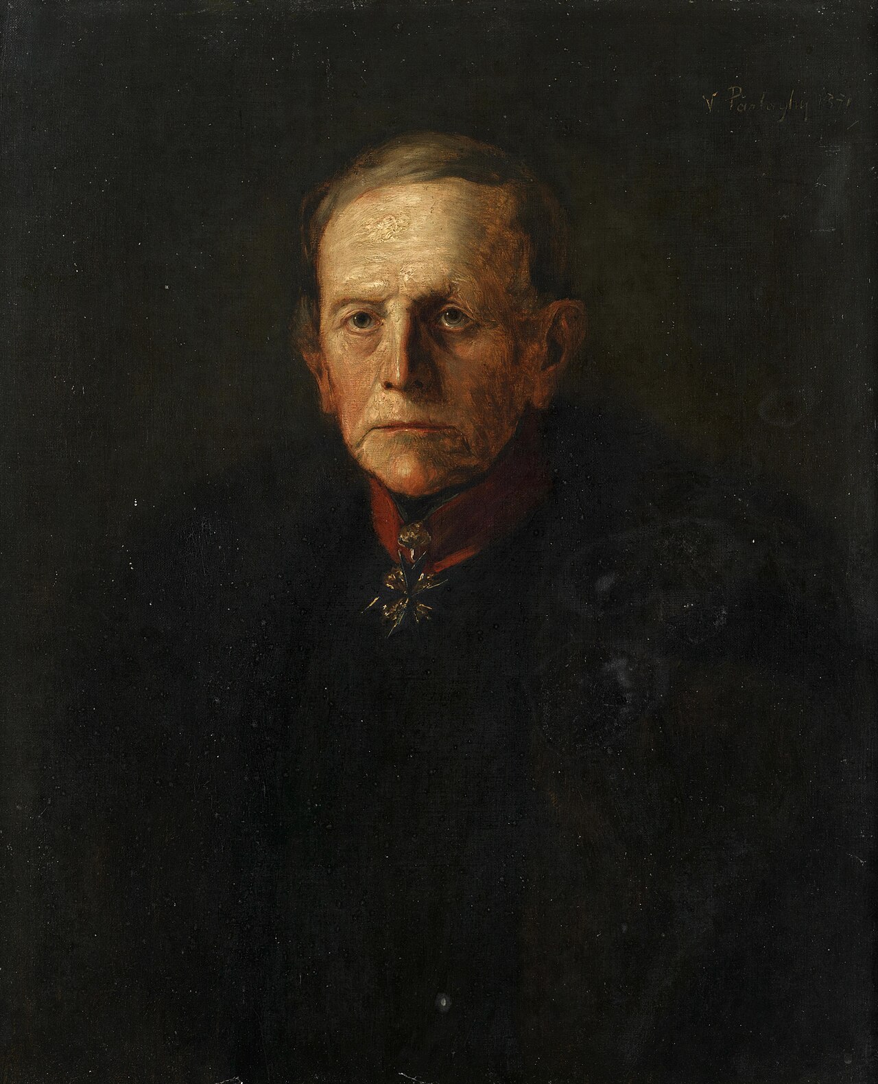 Portrait of Helmuth Karl Bernhard Graf von Moltke by Vilma Lwoff-Parlaghy
