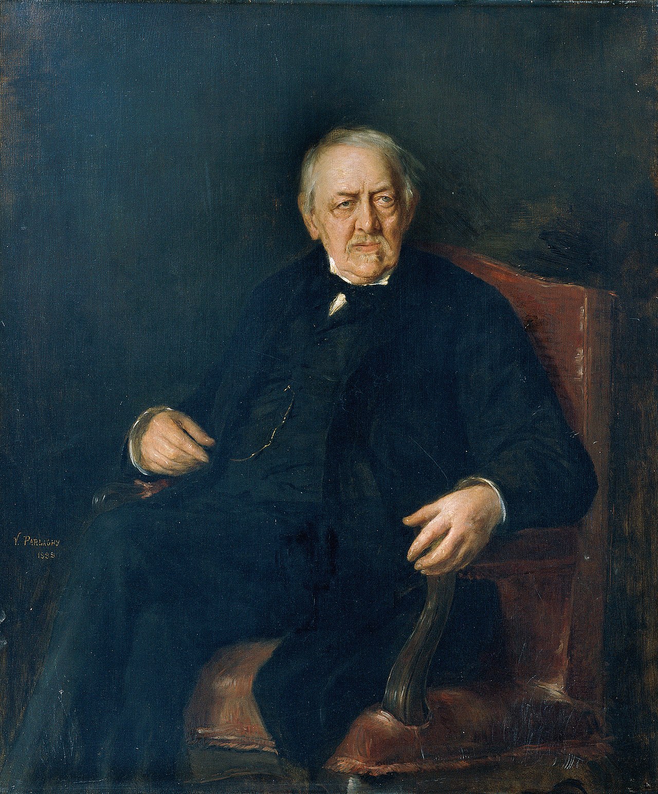 The Poet Eduard von Bauernfeld by Vilma Lwoff-Parlaghy