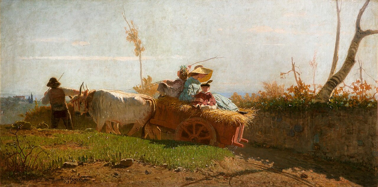 Return from the fields by Vincenzo Cabianca