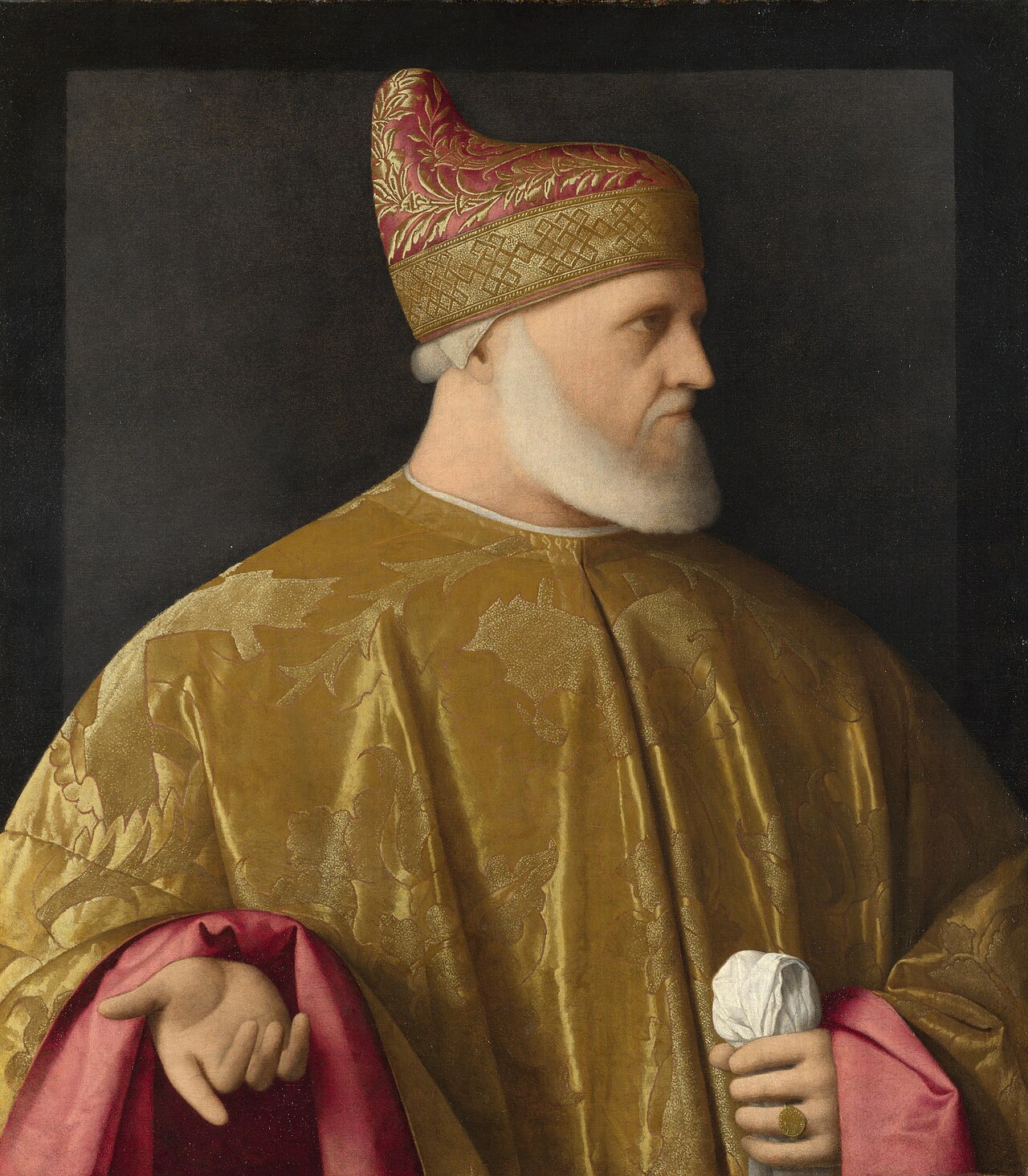 Portrait of the Doge Andrea Gritti by Vincenzo Catena