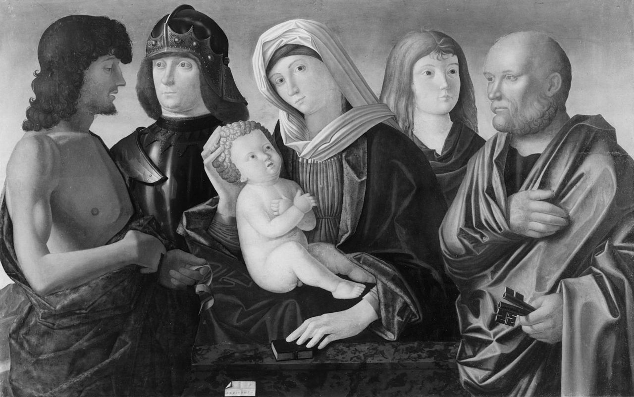 Sacred conversation by Vincenzo Catena