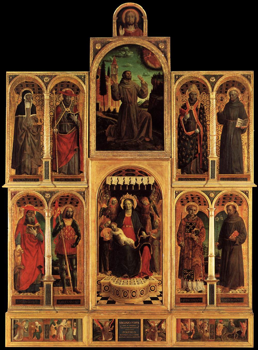 The Grazie Polyptych by Vincenzo Foppa