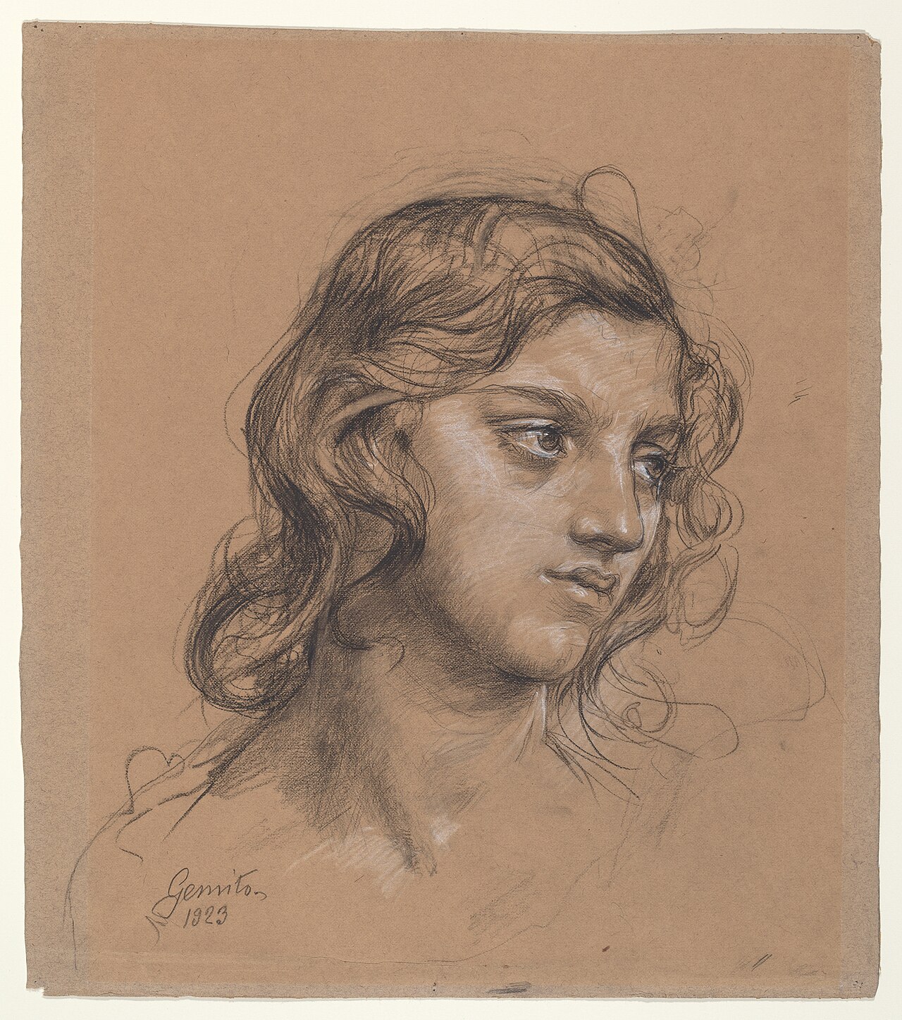 Portrait of a Youth by Vincenzo Gemito