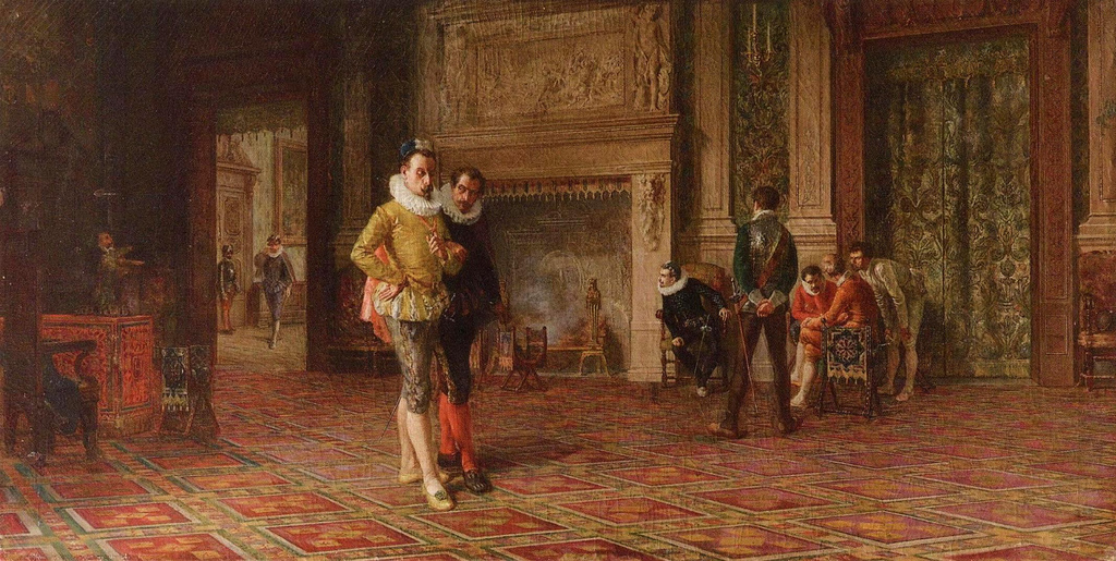 The conspirators waiting for the Duke of Guise by Vincenzo Petrocelli