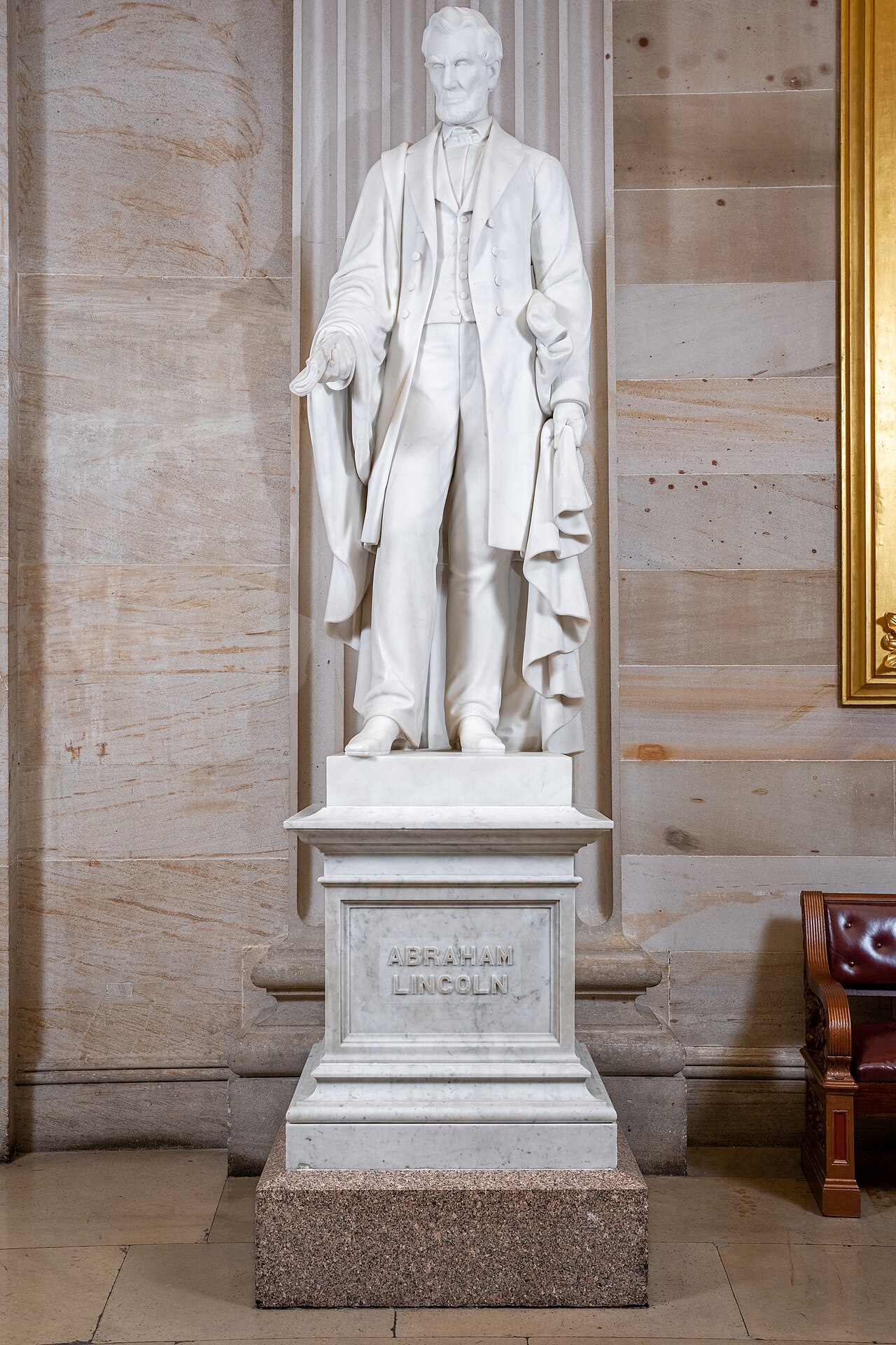 Statue of Abraham Lincoln by Vinnie Ream