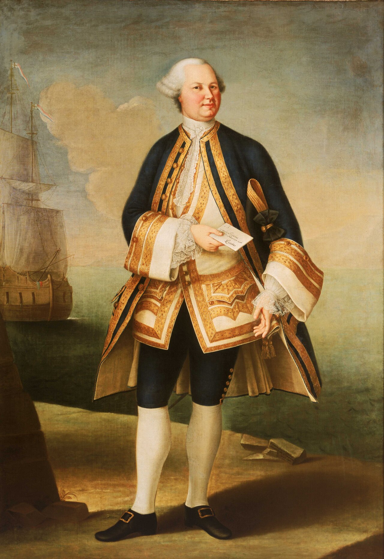 Captain Edward Hughes, c.1720 - 1794 by Violante Beatrice Siries