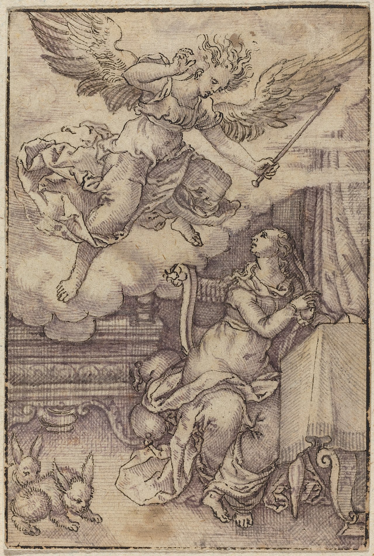 The Annunciation by Virgil Solis