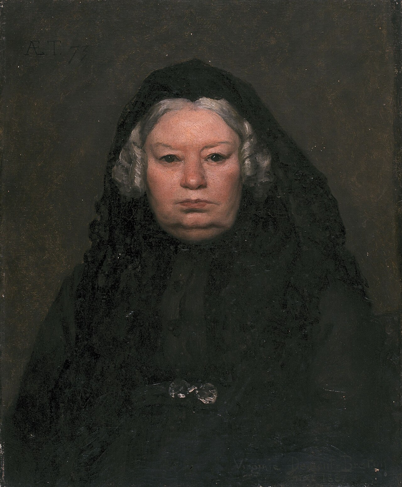 Portrait of Mrs. De Vigne by Virginie Demont-Breton