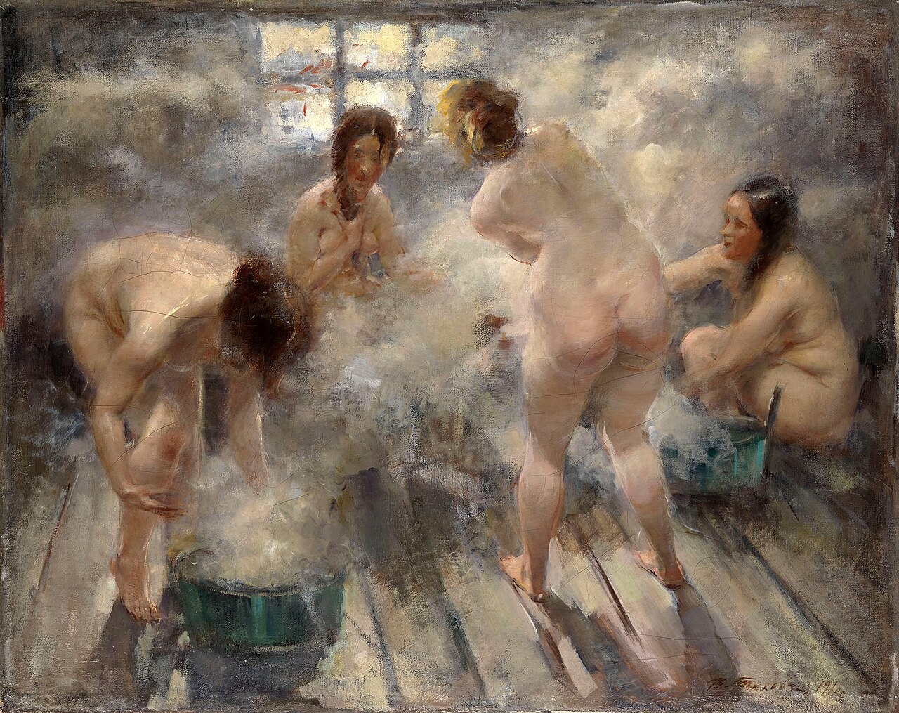 In a Russian Banya by Vitaly Tikhov