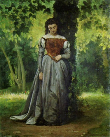 Lady in the park by Vito D'Ancona