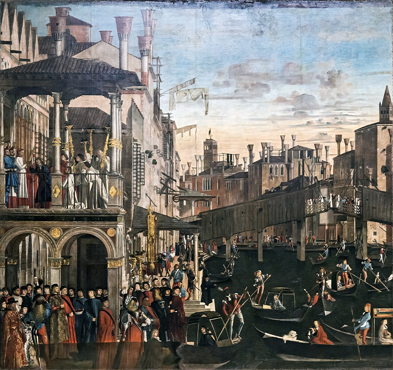 Miracle of the Holy Cross at the Rialto Bridge by Vittore Carpaccio