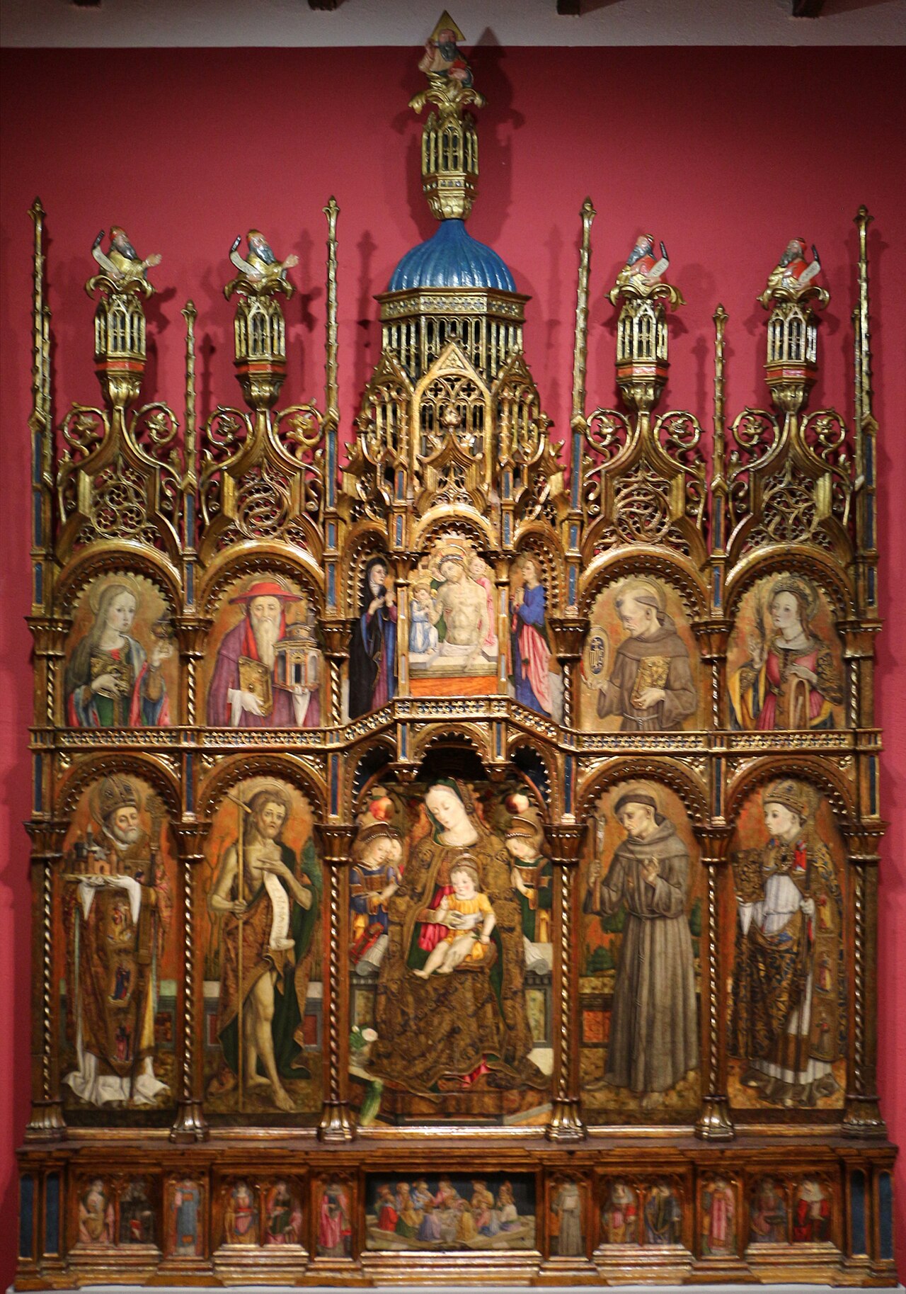 San Severino Polyptych by Vittore Crivelli by Vittore Crivelli