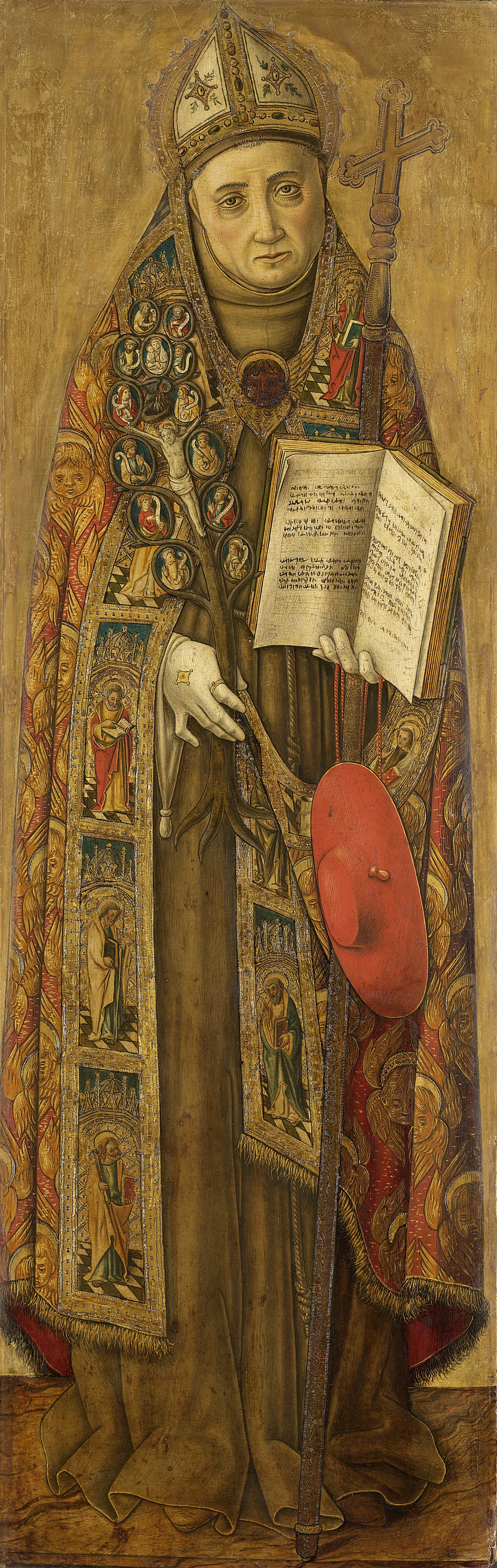 St. Bonaventure, pendant to St. Louis by Vittore Crivelli